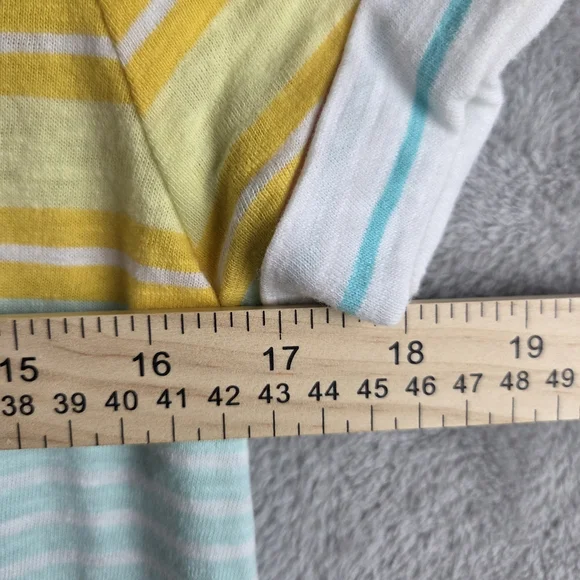 C&C California Pink and Yellow Sheath Dress Casual Short Sleeve - Picture 4 of 10